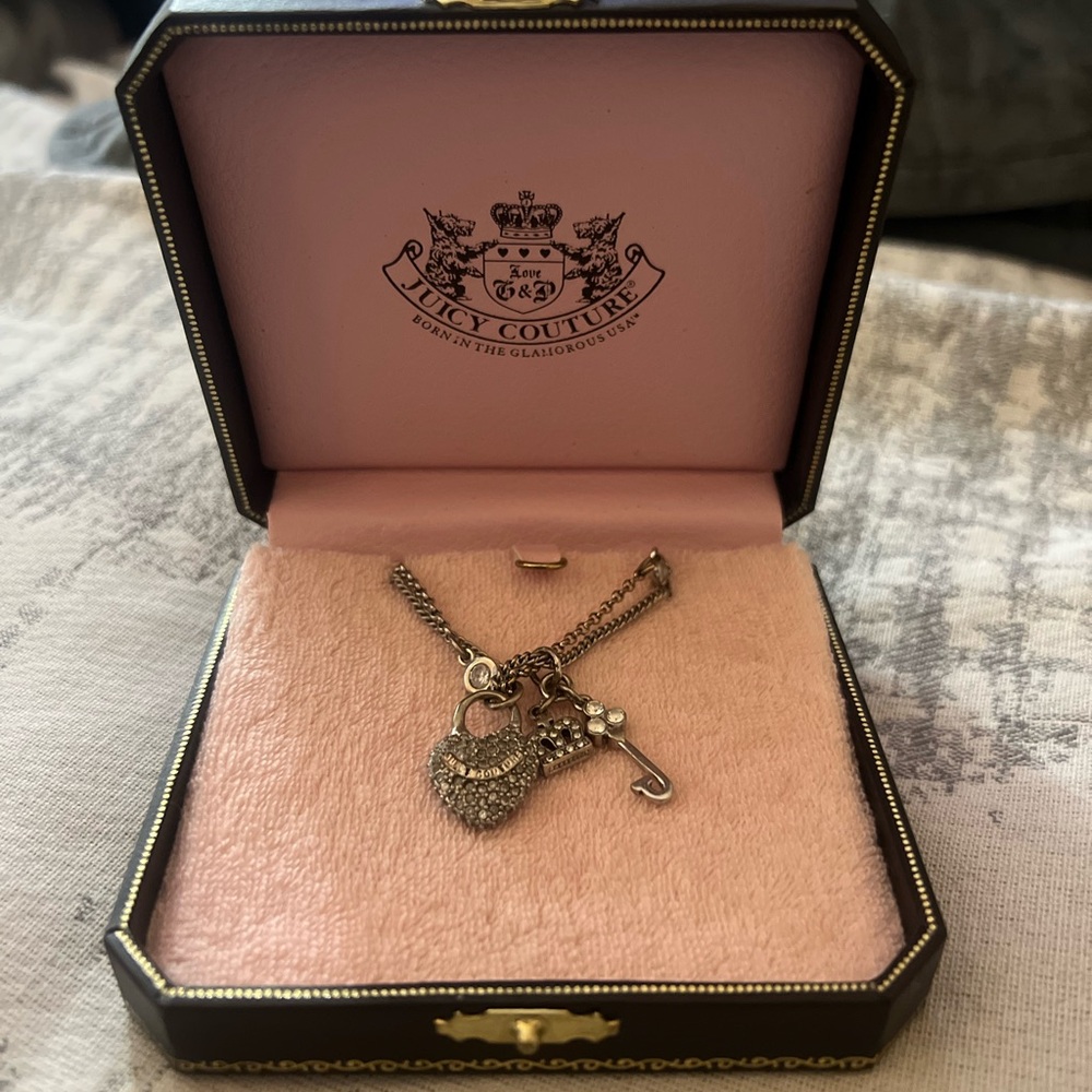 Juicy Couture Vintage Charm Necklace!!!